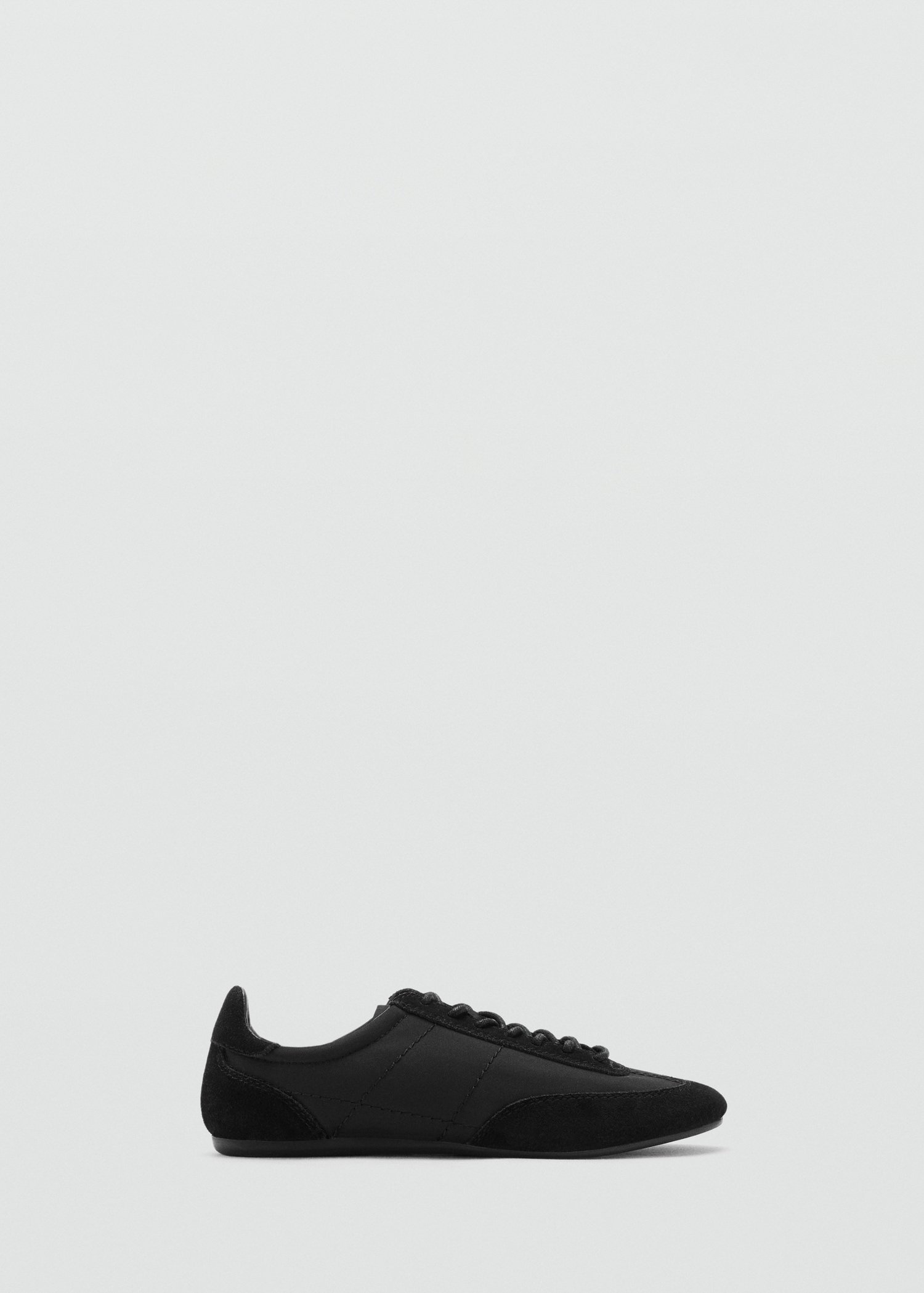 Combined Suede Leather Trainers - Women | Mango United Kingdom