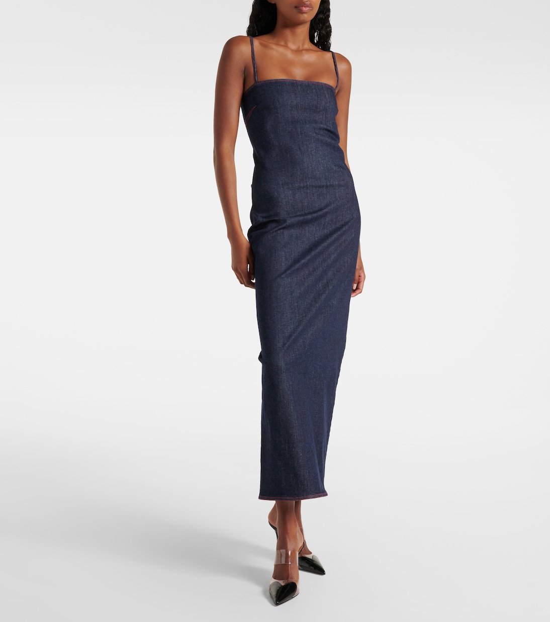 Denim Midi Dress