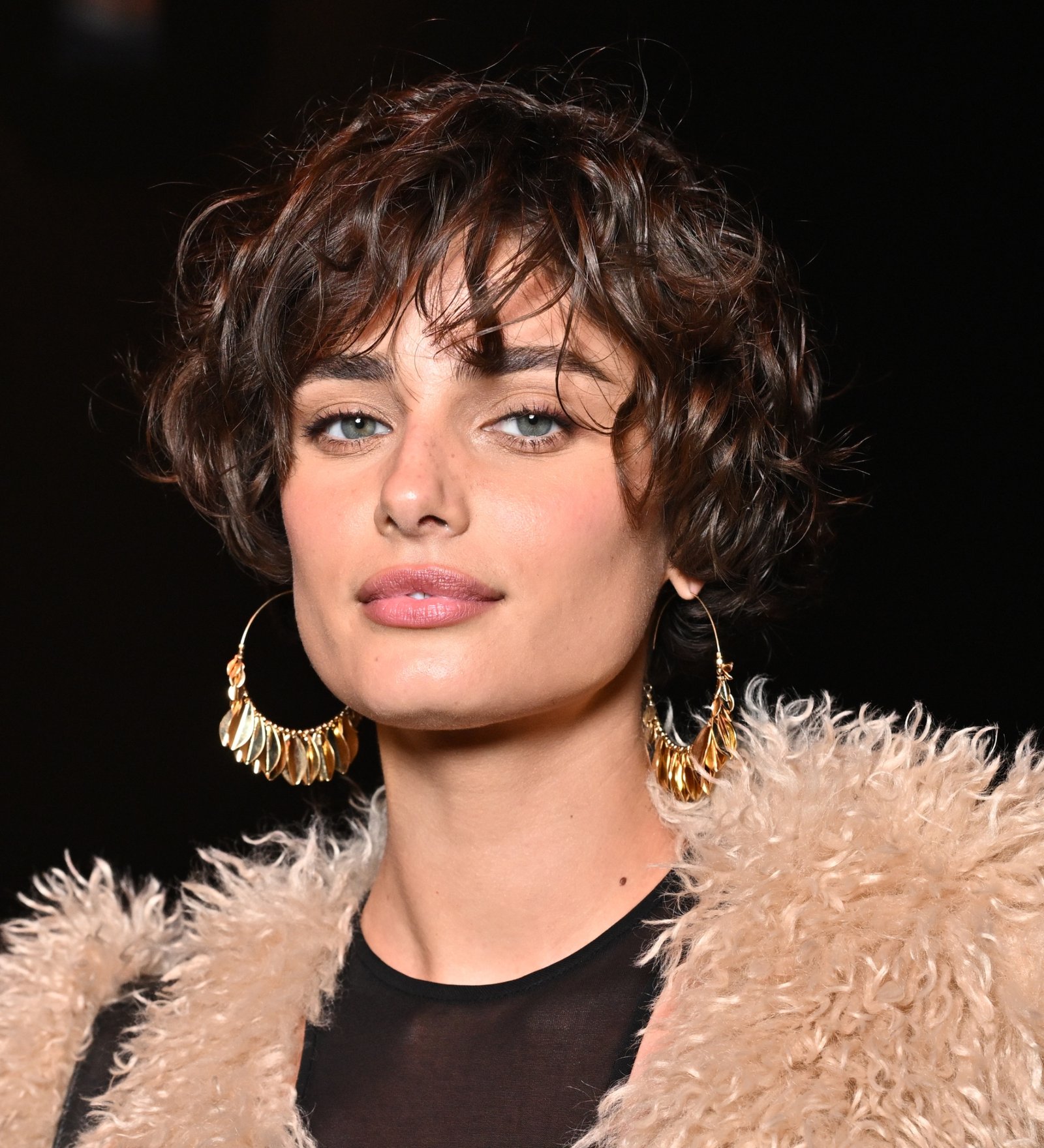 Taylor Hill wearing a bixie haircut by Marty Harper