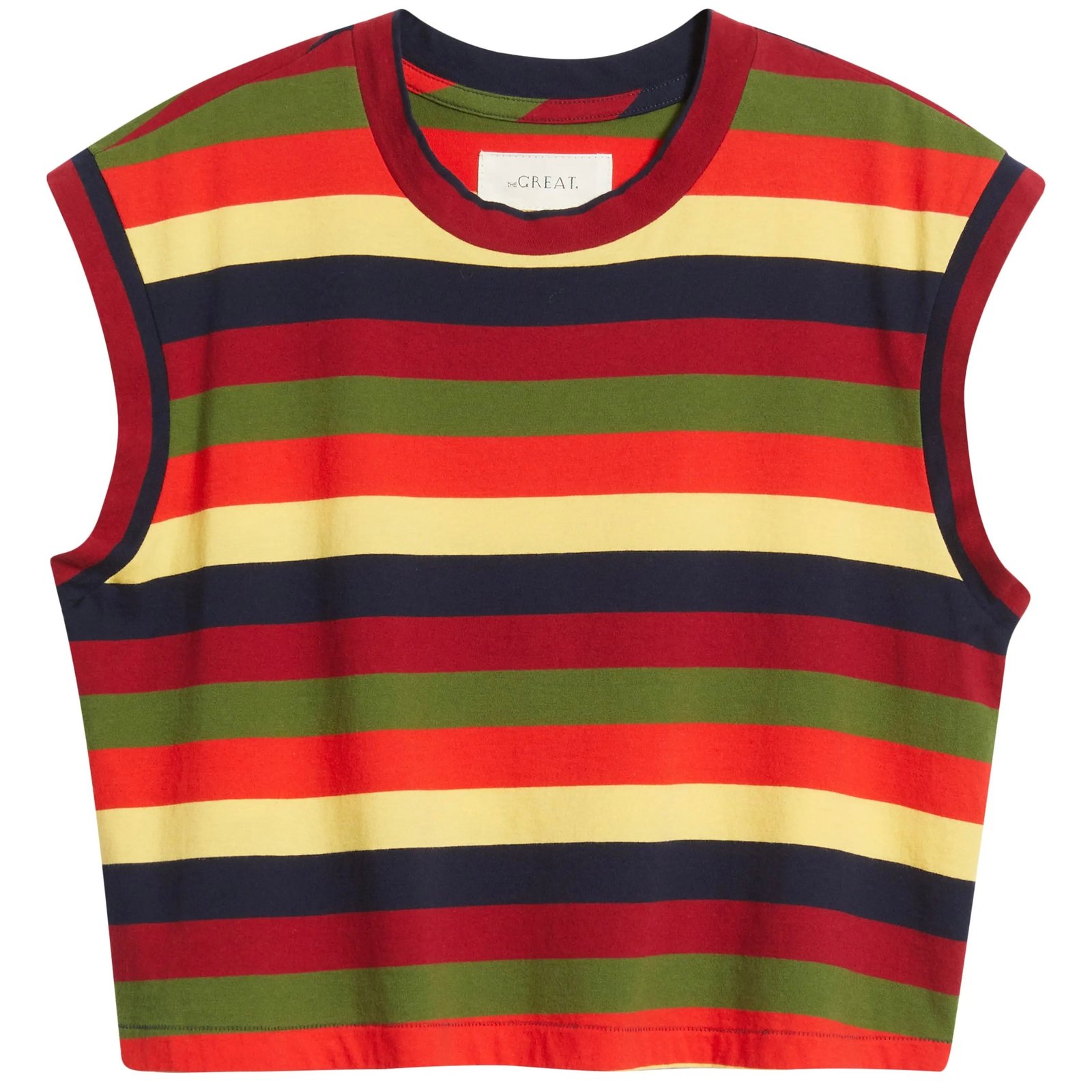 The Great striped tank tee