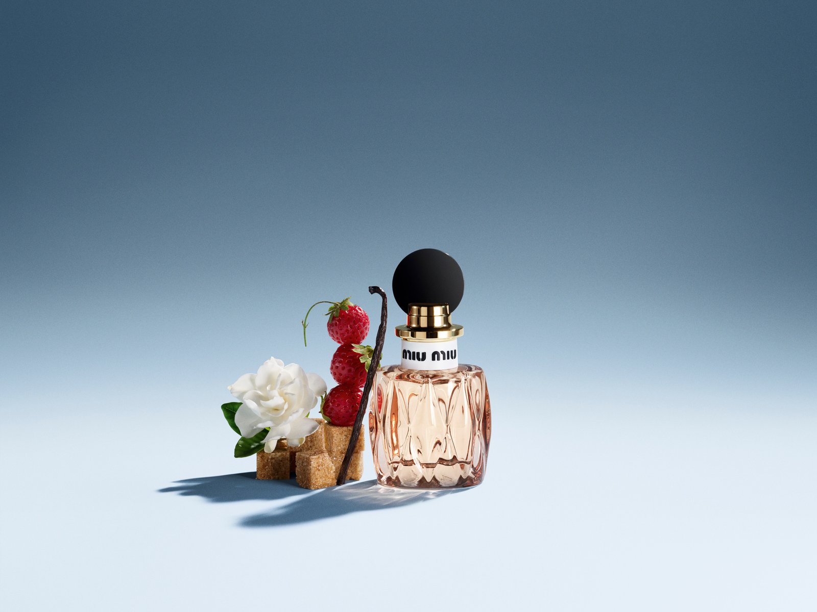 Miu Miu Beauty's Miutine Eau de Parfum campaign image