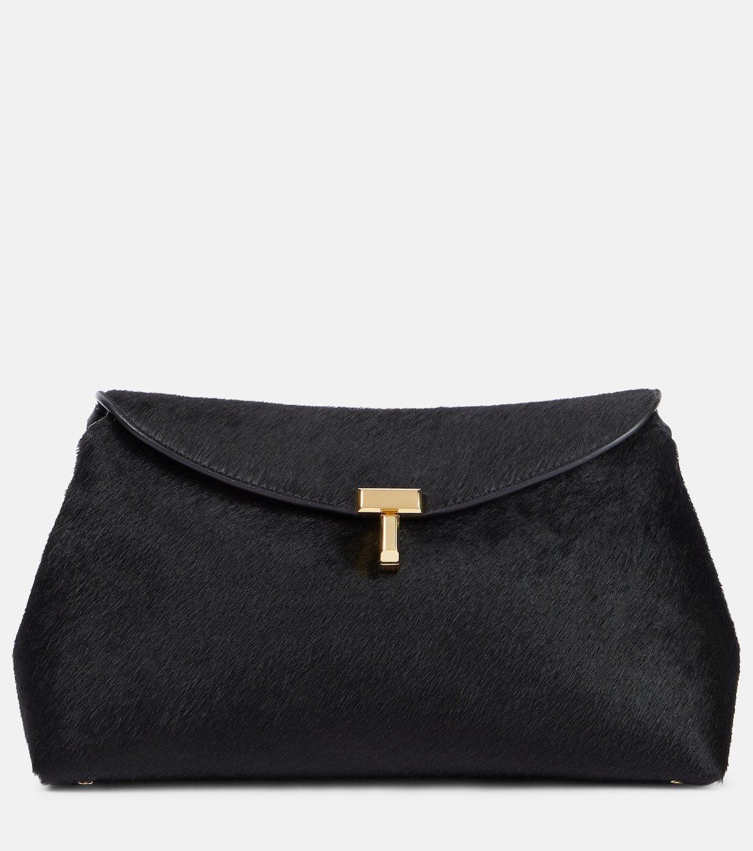 T-Lock Small Calf Hair Tote Bag