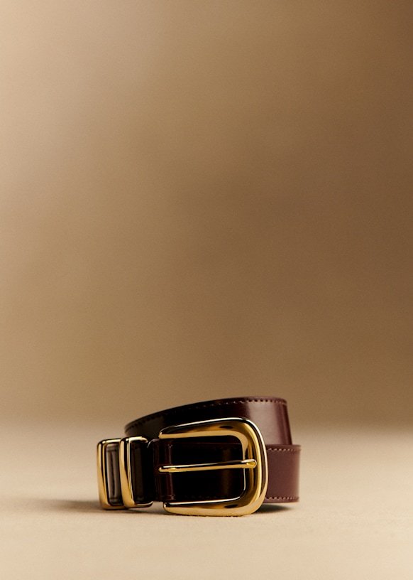 Oria Belt - Choco Smooth - Bovine Leather - S&eacute;zane