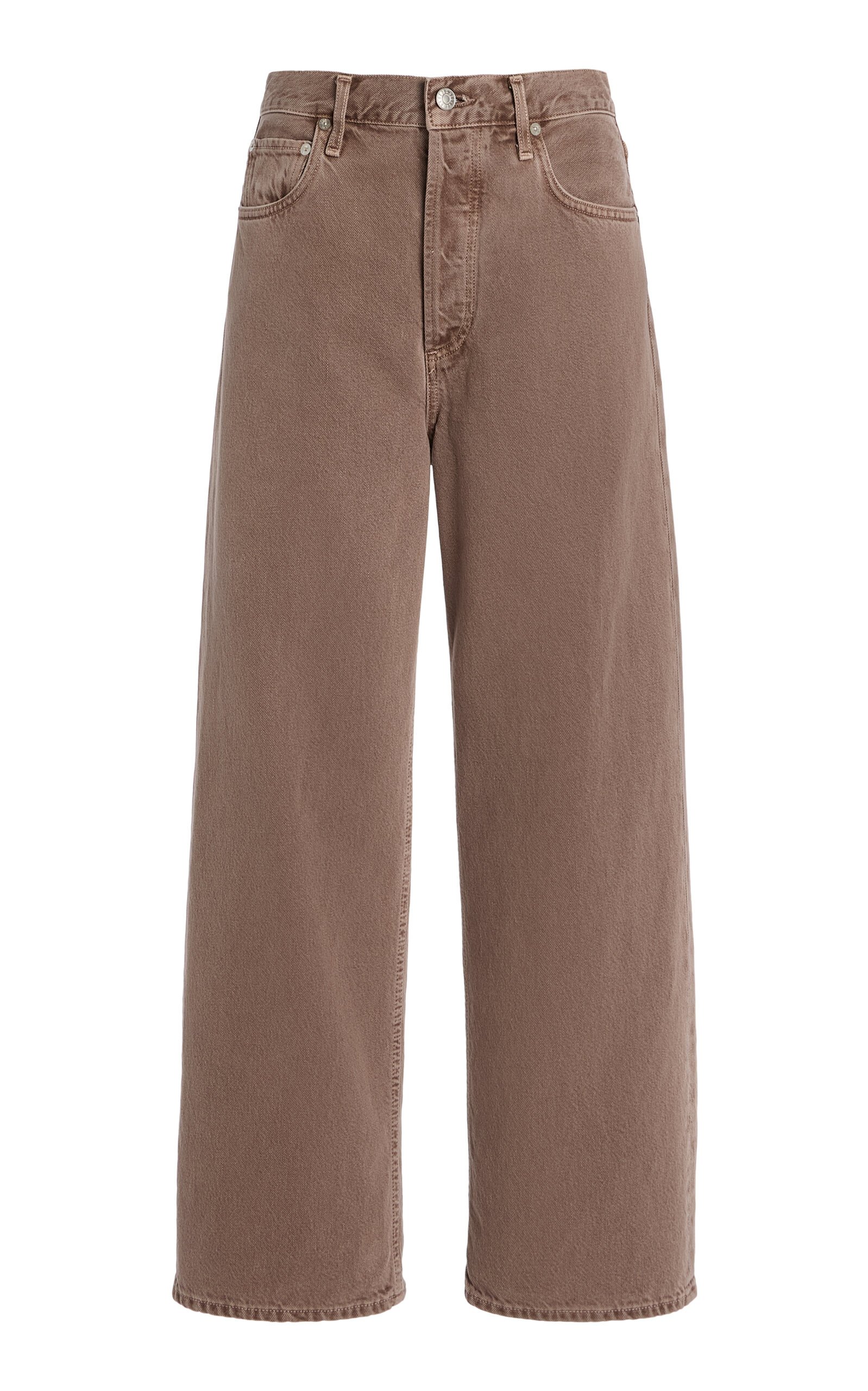 Ren Rigid High-Rise Wide-Leg Jeans