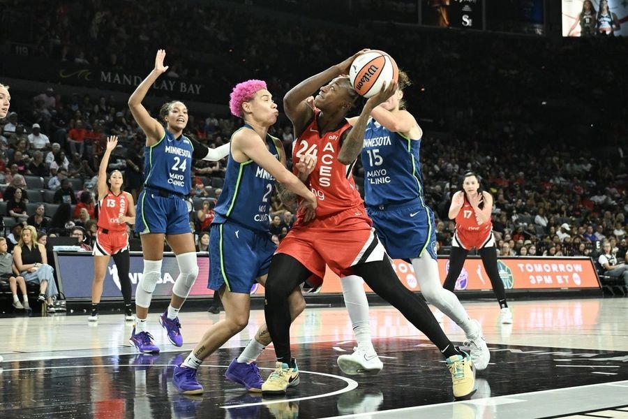 WNBA: Minnesota Lynx at Las Vegas Aces