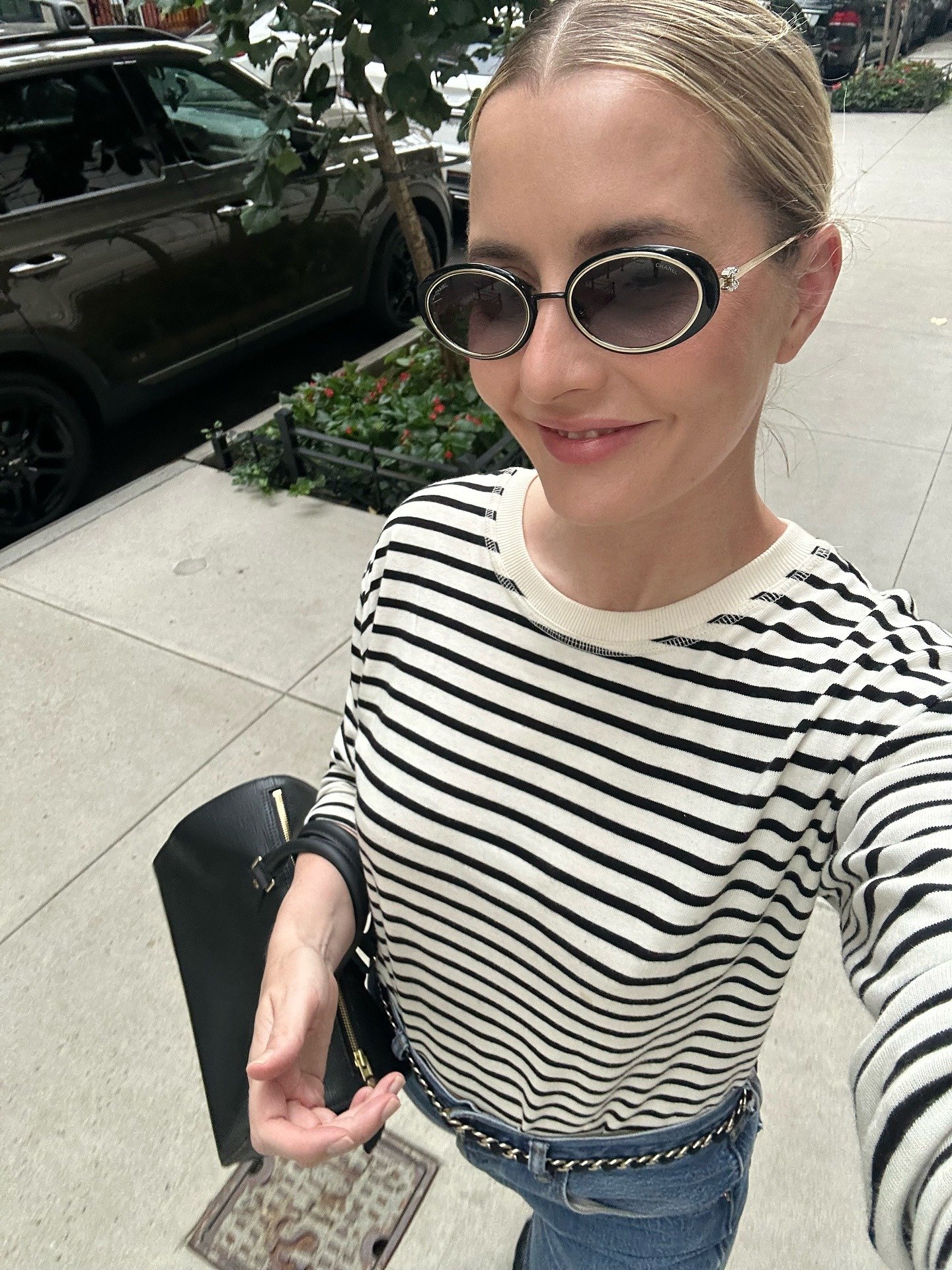 Outfit with a Louis Vuitton Bag