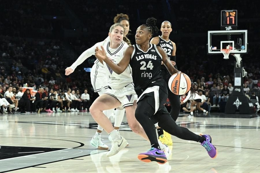WNBA: Golden State Valkyries at Las Vegas Aces