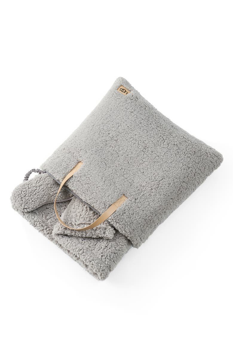 Original Faux Shearling Throw Blanket &amp; Eye Mask Sleep Set